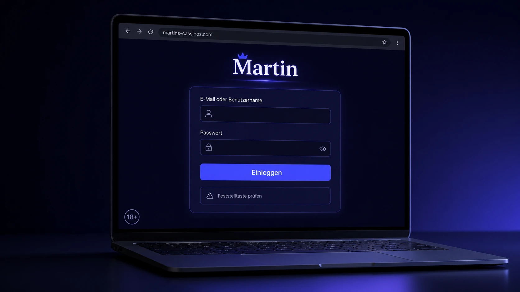 Martin Casino Login korrekt ausführen